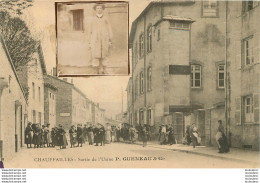 CHAUFFAILLES SORTIE DE L'USINE GUENEAU  PHOTO COLLEE SUR CARTE VOIR TEXTE AU VERSO - Andere & Zonder Classificatie