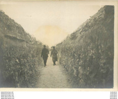 BOYAU RELIANT WAILLY A  AGNY PAS DE CALAIS 07/1915 PHOTO ORIGINALE 12 X 9 CM - Guerra, Militares