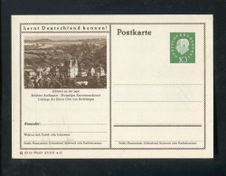 "BUNDESREPUBLIK DEUTSCHLAND" 1961, Bildpostkarte Mit Bild "SCHOENTAL-ZIESTERZINSERKLOSTER" ** (L1175) - Bildpostkarten - Ungebraucht