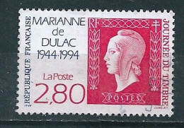 N° 2864 Journée Du Timbre 1994 50ème Anniversaire De La Marianne De Dulac  Timbre France Oblitéré 1994 - Usati