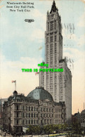 R620463 Woolworth Building From City Hall Park. New York City. H. Finkelstein. I - World