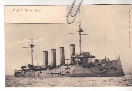 CPA MARINE NAVIRE DE GUERRE CROISEUR LOURD ANGLAIS HMS H.M.S. GOOD HOPE - Guerra