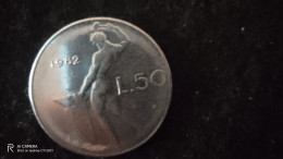 İTALYA-1982   50   CENT  XF- - 50 Lire