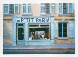 - CPM PEINTURE - ANDRÉ RENOUX : AU P'TIT PARIS - Editions André Roussard RF 55 - - Schilderijen