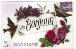 72 - MANSIGNÉ +++ Un Bonjour De Mansigné +++ - Other & Unclassified