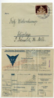 Germany 1936 Folded Zahlkarte; München - „Der Deutsche Pelztierzüchter"; 3pf. Congress Of Municipalities - Brieven En Documenten