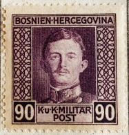 BOSNIE-HERZÉGOVINE - Charles Ier 1917 - MICHEL 137 A, NEUF AVEC GOMME - Bosnia Herzegovina