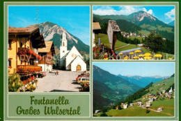 73340067 Fontanella Ortsmotiv Mit Kirche Panorama Grosses Walsertal Vorarlberg F - Autres & Non Classés