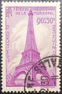 France N°429 - 90c +50c. Tour Eiffel. Oblitéré. - Oblitérés