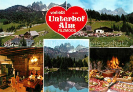 73339941 Filzmoos Berggasthof Unterhof Alm Bergsee Wasserspiegelung Alpenpanoram - Autres & Non Classés