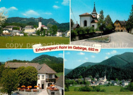 73339928 Rohr Gebirge Sommerfrische Ortsansicht Mit Kirche Hotel Kaiser Franz Jo - Autres & Non Classés