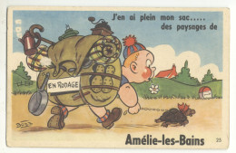 66/CPA - Amélie Les Bains - Carte à Système - Amélie-les-Bains-Palalda