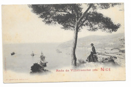 CPA Précurseur RARE Circulée En 1915 - Rade De VILLEFRANCHE Près Nice - - Villefranche-sur-Mer