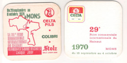 Lot 2 Anciens Sous Bocks "Celta Pils Meiresonne Mons 1970 Et 1974" - Sous-bocks