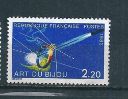 N° 2286 Art Du Bijou Timbre De France  Timbre   France Oblitéré 1983 - Usati