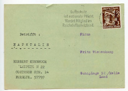 Germany 1935 Postcard; Leipzig - Herbert Kumbruch To Schiplage; 3pf. 1st Putsch 12th Anniversary; Slogan Cancel - Brieven En Documenten