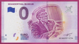 0-Euro XEAA 2018-2  # 1234 !  NEANDERTHAL MUSEUM - Essais Privés / Non-officiels