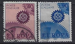 Italy 1967  Europa (o) Mi.1224-1225 - 1961-70: Usados