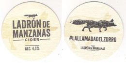 Sous Bock Cidre Ladron De Manzanas Recto-verso - Beer Mats