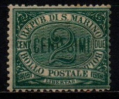 SAINT-MARIN 1877-90 * - Unused Stamps