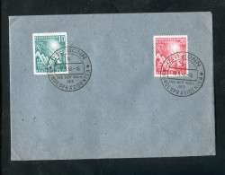 "BUNDESREPUBLIK DEUTSCHLAND" 1949, Mi. 111/112 Auf Blancobrief SSt. "BONN, Wahl Bundespraesident" (L1180) - Lettres & Documents