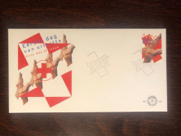 NETHERLANDS  FDC COVER 1997 YEAR  RED CROSS HEALTH MEDICINE STAMPS - FDC