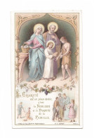 La Charité Est Un Pieux Devoir, Prière, Enfant Jésus, Sainte Famille, éd. L. Turgis & Fils - Images Religieuses