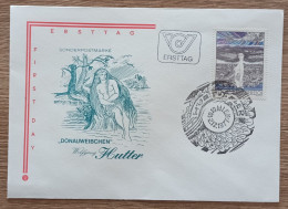 Autriche - FDC 1977 - YT N°1394 - Art Moderne / Wolfgang Hutter / L'Ondine Du Danube - FDC