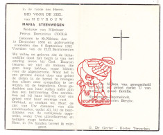 DP Maria Steenwegen ° Sint-Niklaas 1878 † 1952 X Petrus Dominicus Cools // Duymelinck Vandenberghe - Devotion Images