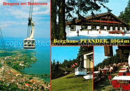 73339318 Bregenz Bodensee Berghaus Pfaender Pfaenderbahn  Bregenz Bodensee - Autres & Non Classés