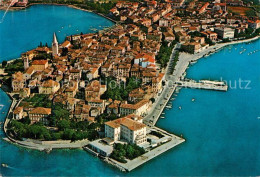 73339313 Porec Altstadt Halbinsel Fliegeraufnahme Porec - Croazia