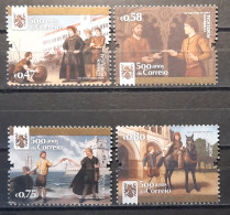 2016 - Portugal - MNH - 500 Years Of Mail In Portugal - 1st Group - 4 Stamps + Souvenir Sheet Of 1 Stamp - Nuevos