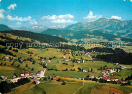 73338974 Langenegg Fliegeraufnahme Im Bregenzerwald Langenegg - Sonstige & Ohne Zuordnung