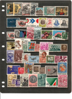 ITALY 50 DIFFERENT USED (STOCK SHEET NOT INCLUDED) (CONDITION PER SCAN) (Per50-1) - Sammlungen