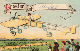 Noorddijk Ursem Groeten Uit Fantasiekaart Oud 1911 C3180 - Andere & Zonder Classificatie