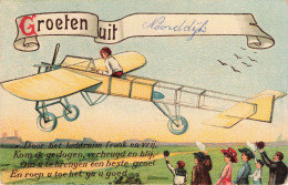 Noorddijk Ursem Groeten Uit Fantasiekaart Oud 1911 C3180 - Autres & Non Classés