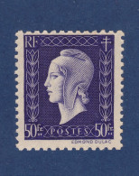 TIMBRE FRANCE N° 701 NEUF ** - 1944-45 Marianne De Dulac