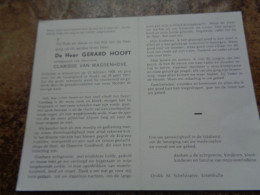 Doodsprentje/Bidprentje  GERARD HOOFT   Knesselare 1908-1972 Poeke  (Echtg Clarisse VAN WASSENHOVE) - Godsdienst & Esoterisme