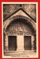 (RECTO / VERSO) CONQUES - L' EGLISE - LE PORTAIL - CPA - Andere & Zonder Classificatie