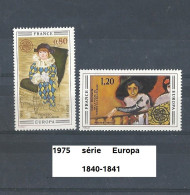 Série Europa 1975 Neuf** Y&T N° 1840-1841 - Nuevos