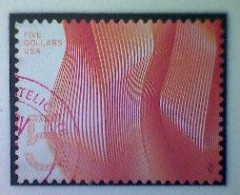 United States, Scott #4719, Used(o), 2012, Waves, $5, Light And Dark Orange - Usati