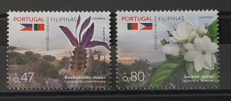 2016 - Portugal - MNH - Joint With Philippines - 4 Stamps - Flowers (no Label In Philippines Stamps) - Nuevos