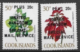 Cook Islands Mnh ** UK Strike Stamps 1971 - Islas Cook