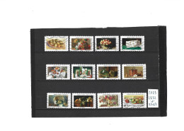FRANCE    2023  Autoadhésif  Y.T. N° 2332  à  2343  Oblitéré - Used Stamps