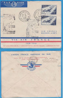 LETTRE PAR AVION AIR FRANCE DE 1948 - AEROPOSTALE FRANCE AMERIQUE DU SUD - PARIS POUR BUENOS-AIRES (ARGENTINE) - 1927-1959 Storia Postale