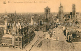 73338650 Gent Gand Flandre Postkantoor St Niklaaskerk Belfort St Baafskerk Gent  - Gent