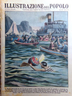 Illustrazione Del Popolo 10 Novembre 1934 Desenzano Isola Tesoro Fontane Di Roma - Altri & Non Classificati