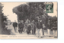 SAINT MARTIN - Un Convoi De Forçats Arrivant De La Rochelle - Très Bon état - Saint-Martin-de-Ré