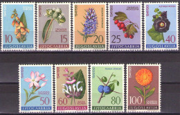 Yugoslavia 1961 - Flowers - Flora - Mi 943-951 - MNH**VF - Ungebraucht