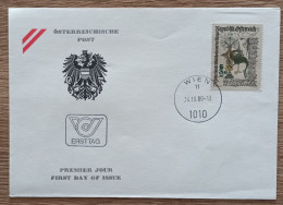 Autriche - FDC 1980 - YT N°1486 - Octroi Du Statut De Ville à La Localité De Waidhofen Sur La Thaya - FDC